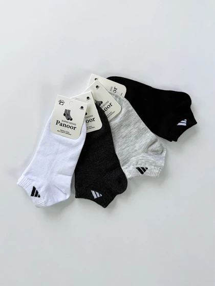 جوراب مچی زنانه نخ پنبه طرح آدیداس Adidas