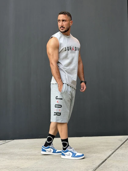 رکابی ورزشی حلقه‌ای JORDAN طوسی