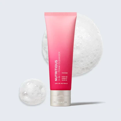 فوم شستشوی صورت استی لادر, مدل Nutritious 2-IN-1 پاک‌کننده و تنظیم‌کننده پوست حجم 125ml