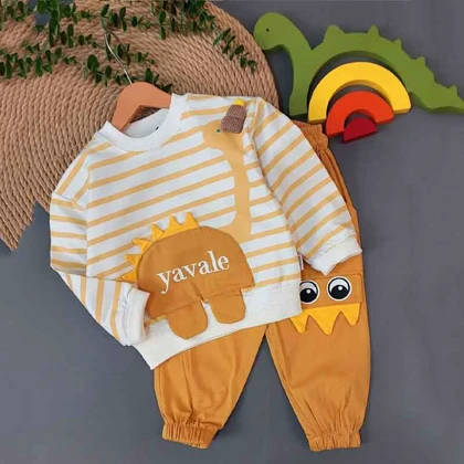 بلوز شلوار دایناسور بچه گانه شیک فانتزی