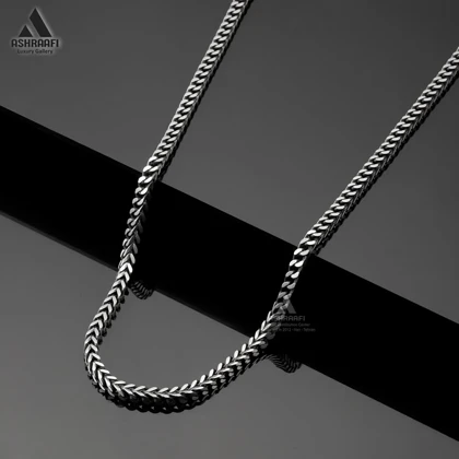 گردنبند زنجیری نقره‌ای Necklace Chain S3