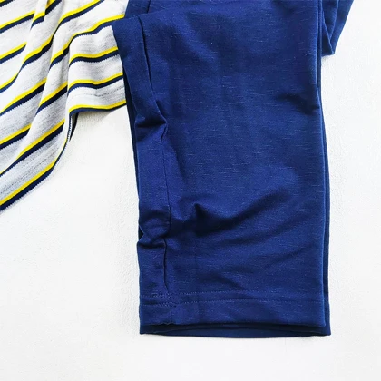 ست تیشرت و شلوار مردانه راه راه