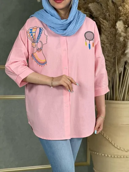 شومیز رخ کوک دوزی