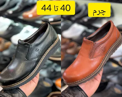 کفش کالج طبی چرم مردانه کارمندی