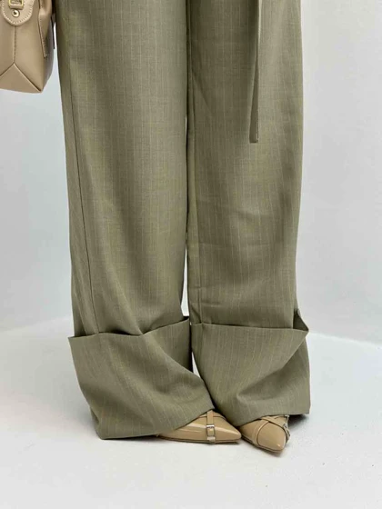 شلوار پارچه ای 2 تیکه