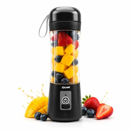 مخلوط کن شارژی کوئیک شش تیغه مدل Q3 ظرفیت 380 میلی لیتر