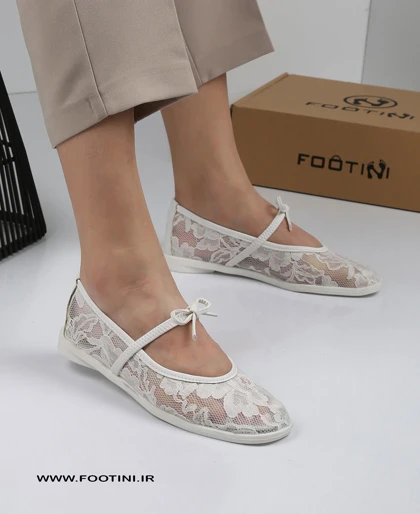 کفش زنانه توری پاپیونی 898 SX