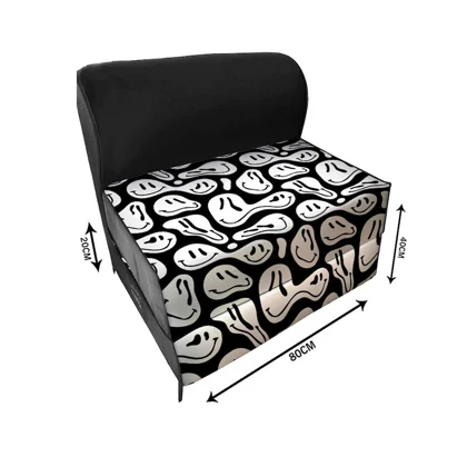 کاناپه تخت شو یک نفره فانتزی اموجی مدل M1154