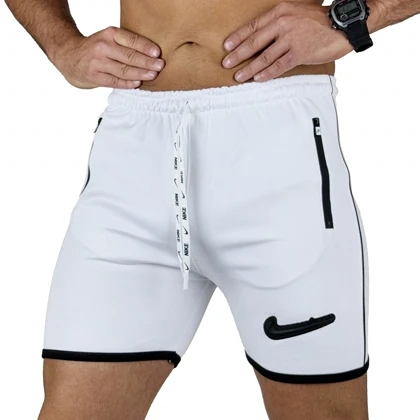 شلوارک طرح NIKE کوتاه سفید