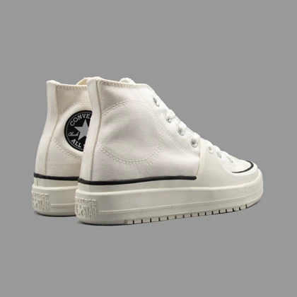 کانورس کانستراکت سفید ساق‌دار Converse Construct White Hightop