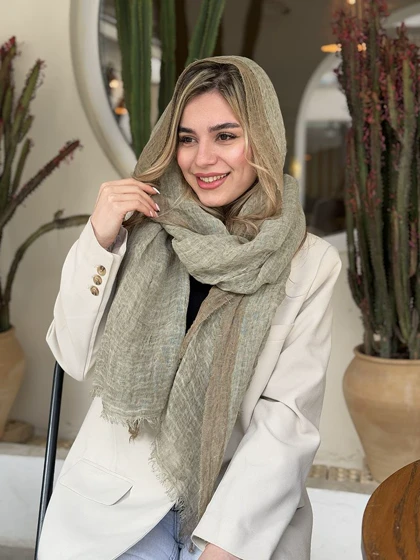 شال لینن کنفی نلی کد 771