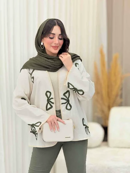 مانتو نواردوزی طرح پاپیون