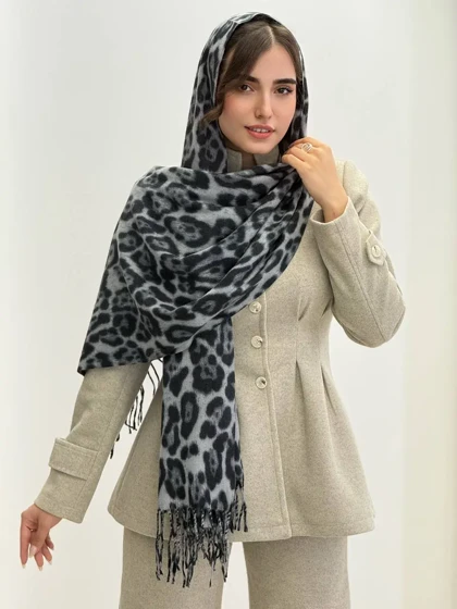 7539-شال موهر پلنگی
