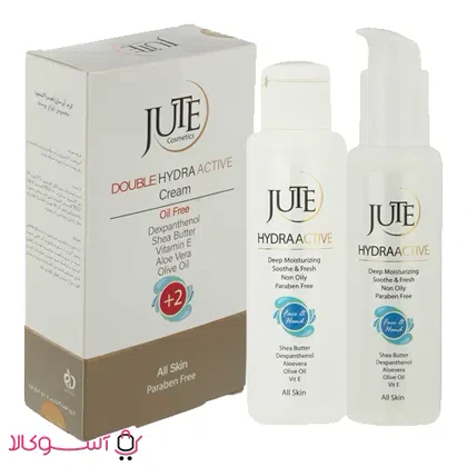 پک دوقلو کرم آبرسان ژوت مدل hydra active حجم 240 میل