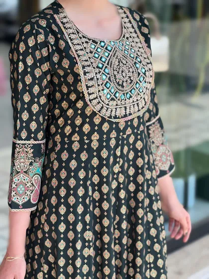 پیراهن هندی وارداتی کوک و دوک کد 557