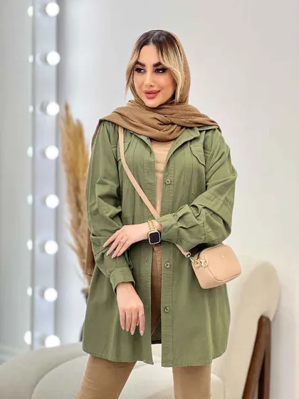 مانتو دو جیب پیله