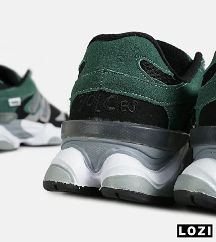 کفش کتانی مردانه و زنانه سبز طوسی NEW BALANCE 9060