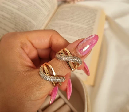 انگشتر طرح طلا ژوپینگ