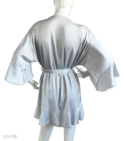 روبدوشامبر ساتن Neev نیو کد Robe 4508 خاکستری Gray
