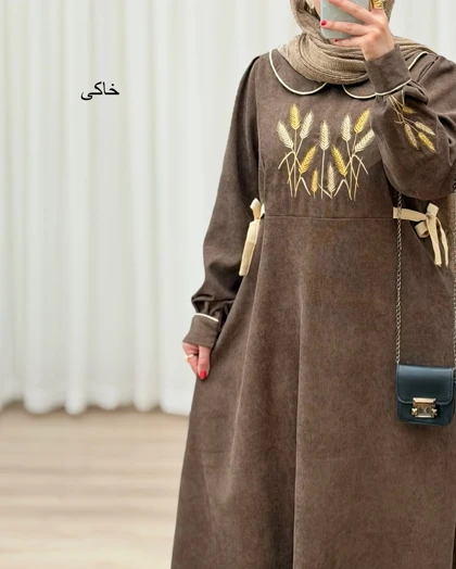 کفتان کبریتی گلدوزی مدل پاییزه