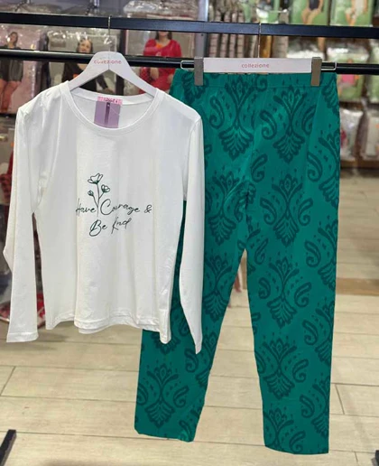 بلوز شلوار نرمال سکسن کد40233