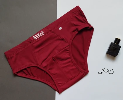 شورت تک مردانه نخ پنبه مدل هفتی برند زارع لوگو KERAS