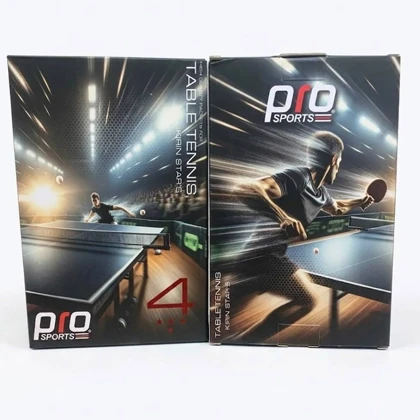 راکت پینگ پنگ پرو اسپرتز Pro Sports مدل 4 ستاره دسته FL با کاور