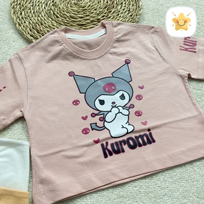 کراپ دخترانه کرومی پنبه جنس عالی 1 تا 8 سال