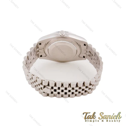 ساعت رولکس دیت جاست 2 مردانه استیل صفحه آبی طرح دار Rolex-5618-G