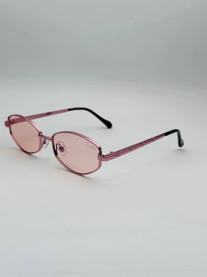 عینک آفتابی زنانه ومردانه کارتیر Cartierمدل بیضی SG-f0078sبا طراحی لوکس وخاص