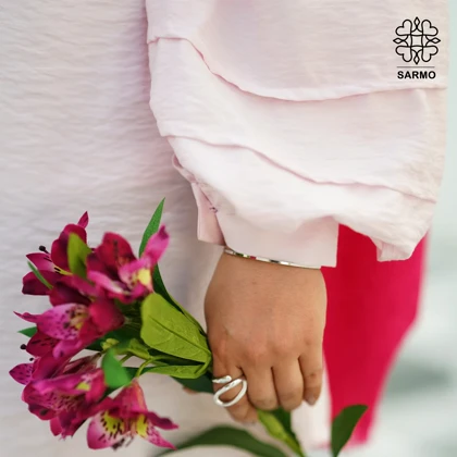 شومیز پاستیلی صورتی