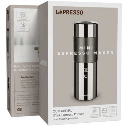 اسپرسو ساز برقی لپرسو Lepresso مدل LPRJCM02SL قابل حمل
