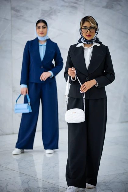 کت و شلوار یقه انگلیسی تک دکمه