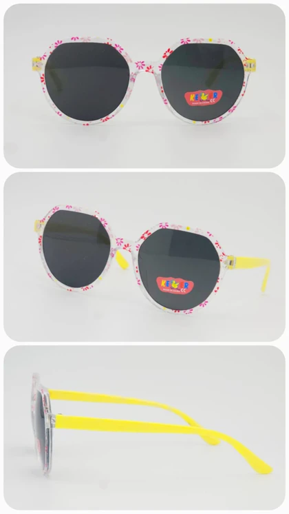 عینک آفتابی بچگانه طرح پلیس با شیشه‌های ضد اشعه UV