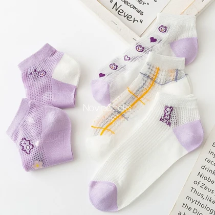 جوراب مچی خرسی توری یاسی