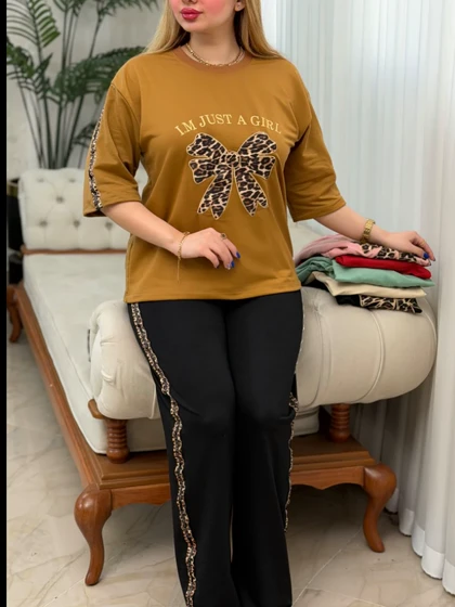 ست پاپیون پلنگی 3757