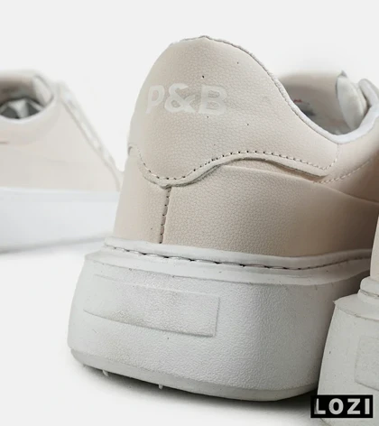 کفش اسنیکرزمردانه کرم PULL & BEAR
