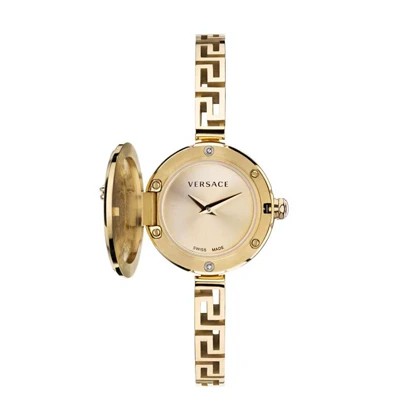 ساعت ورساچه زنانه مدل مدوسا سکرت تمام طلایی صفحه مخفی Versace-4775-L