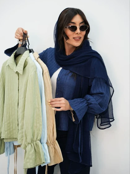 شومیز آستین بند دار زنانه