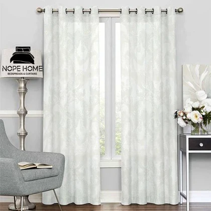 پرده آماده حریر کتان