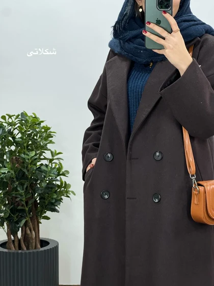 پالتو فوتر بلند آستردار آلبا(ایراد دار)