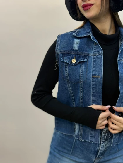 وست کوتاه جین