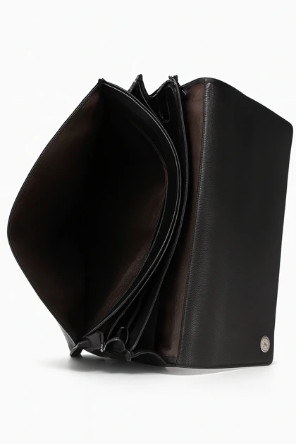 کیف اداری تک قفل تمام چرم گاوی