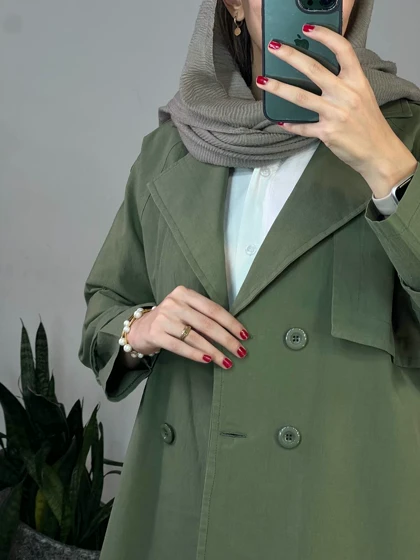 مانتو کتی لینن الیزابت (با قد بلندتر)(ایراد دار)