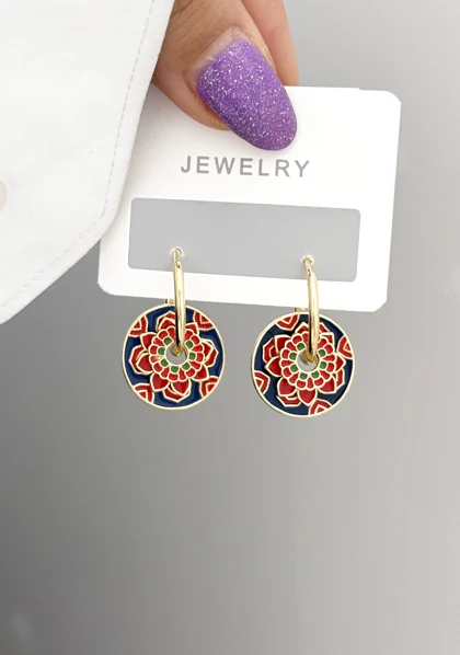 گوشواره میناکاری خاص زنانه 797