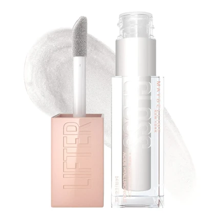 رژ لب براق مایع میبلین مدل Lifter Gloss رنگ Pearl شماره 001 – 5.4 میلی‌لیتر