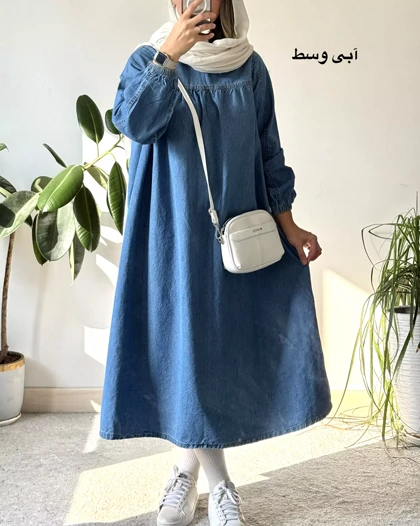 مانتو کفتان جین 5