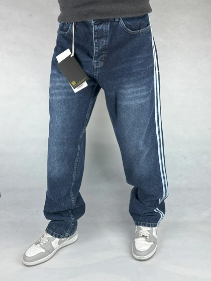 شلوار بگ فیت مردانه آبی 149