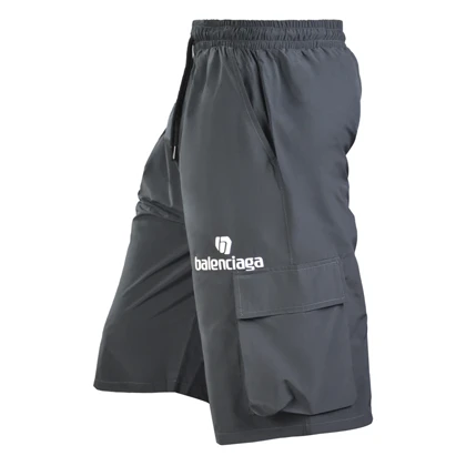 شلوارک ورزشی مردانه بالنسیاگا مدل CNA-3D417 طوسی تیره