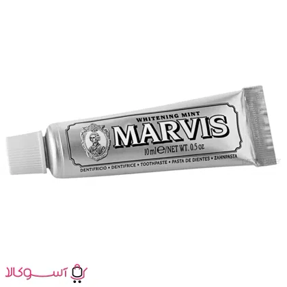 خمیر دندان سفید کننده مارویس مدل whitening mint